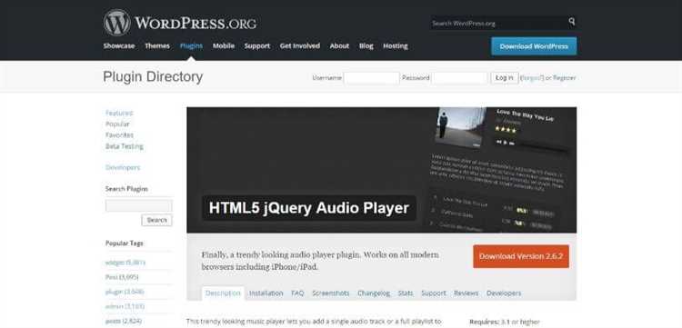 Audio Player: добавление аудио на блог с плагином